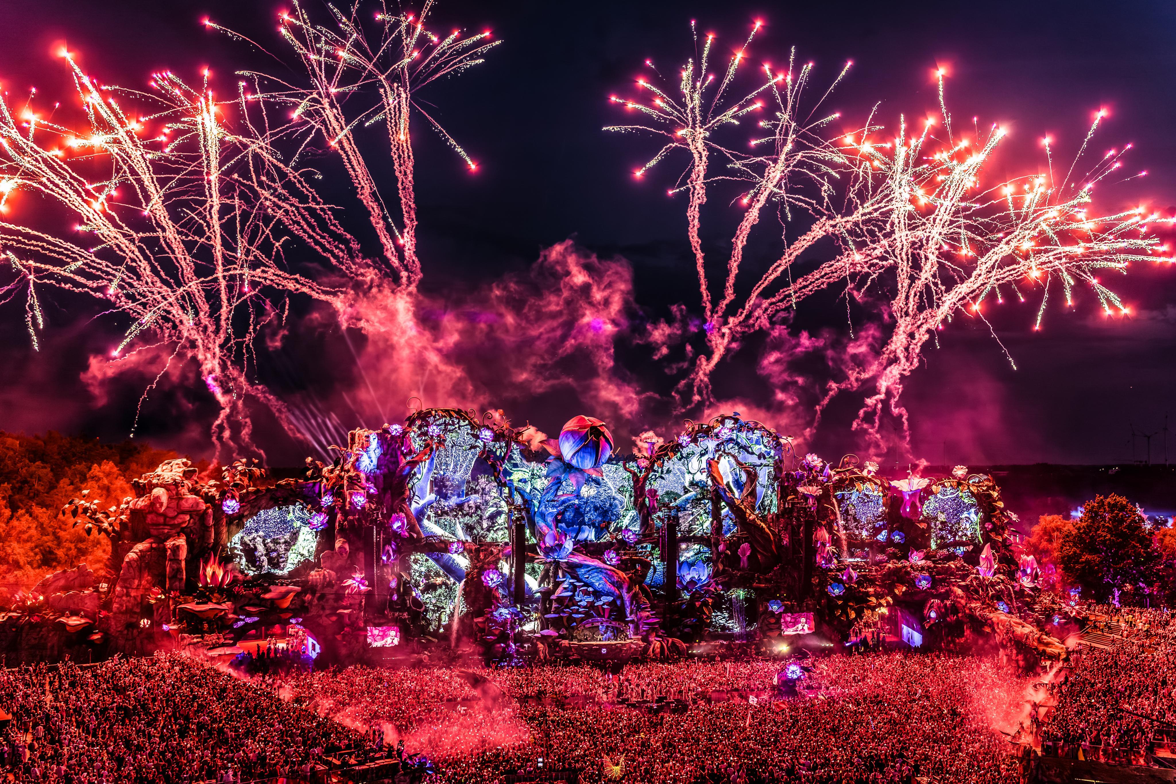 Tomorrowland België Vuurwerk
