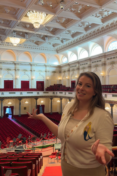 Nadina in Concertgebouw