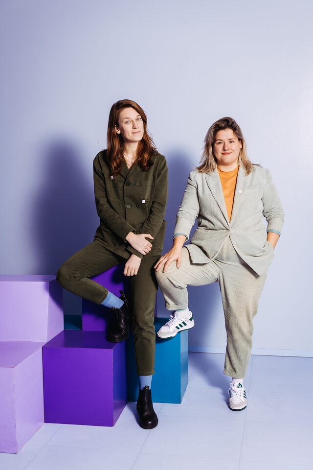 Vera Siemons en Annefleur Schippers