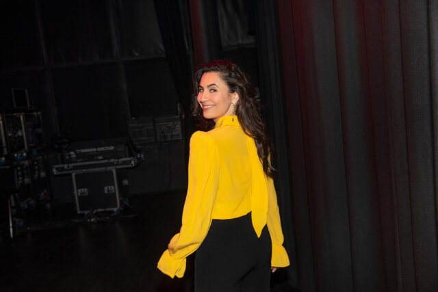 Nadia Moussaïd in de coulissen