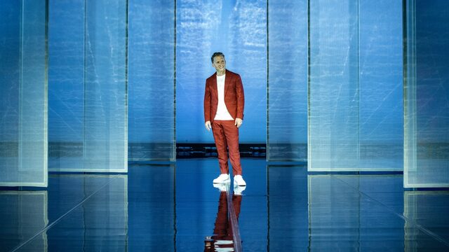 Peter Pannekoek op het podium