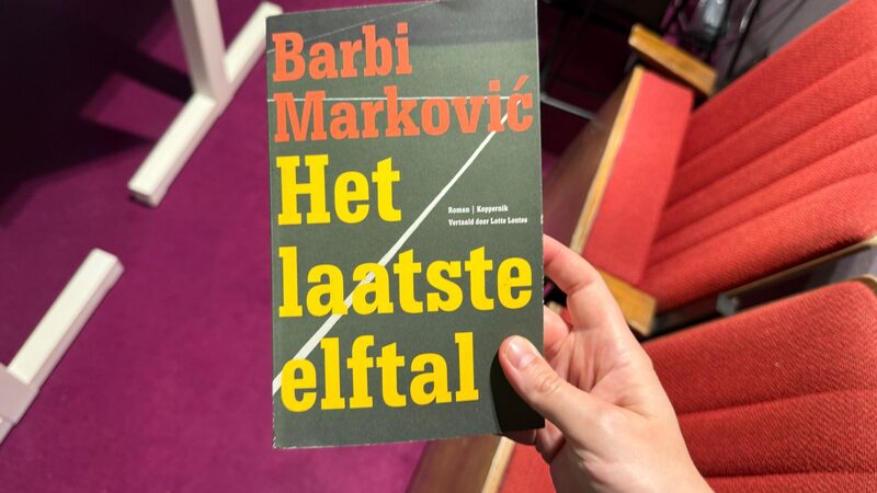 Cover van de roman Het laatste elftal van Barbi Markovic