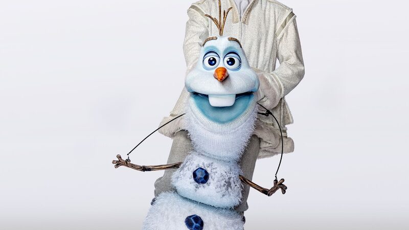 Olaf sneeuwpopje van frozen gespeeld door Steven Roox