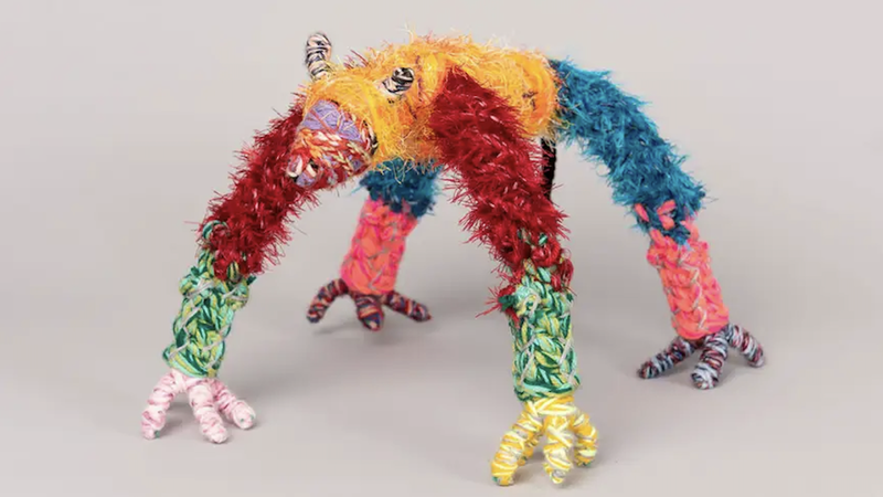 Een kunstwerk uit de documentaire