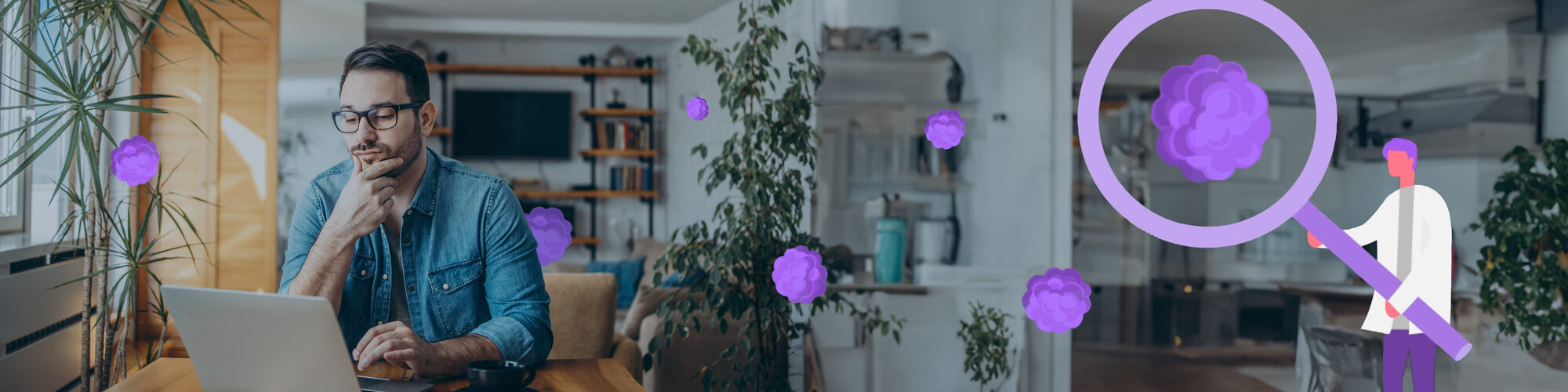 NPO Banner banner blauw