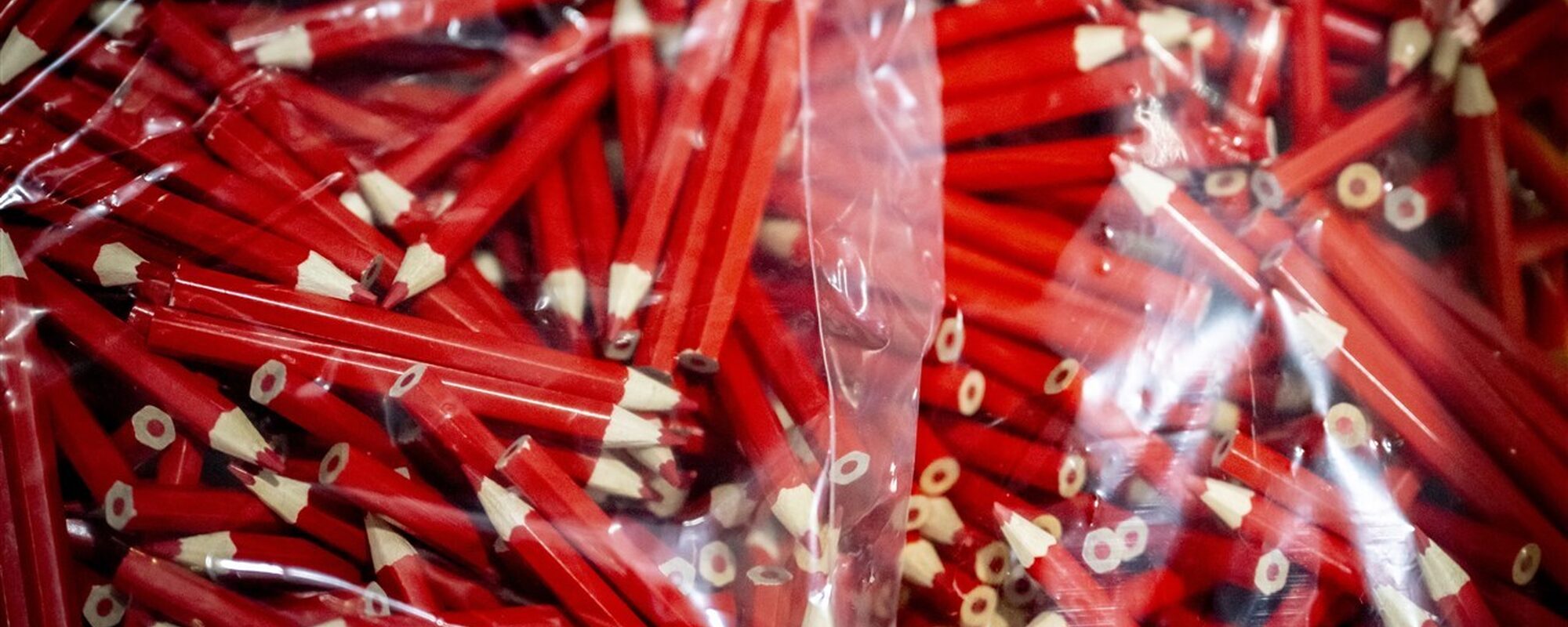 De beroemde rode stempotloden