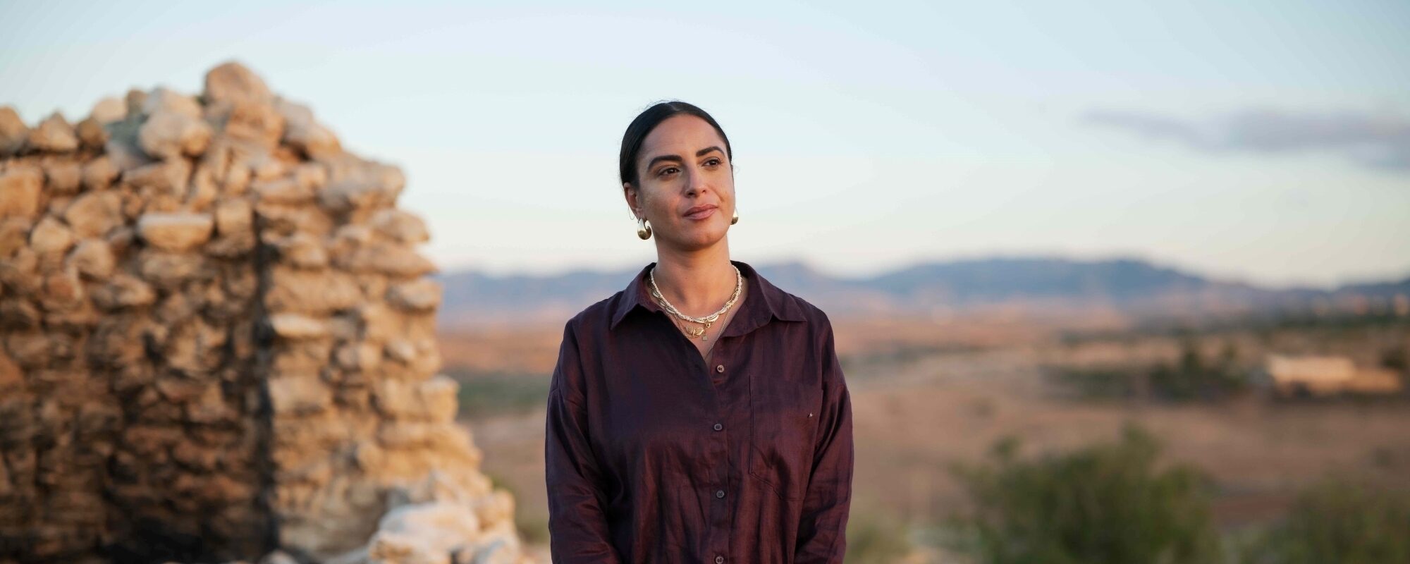 Samira Dahmani in het Rifgebergte