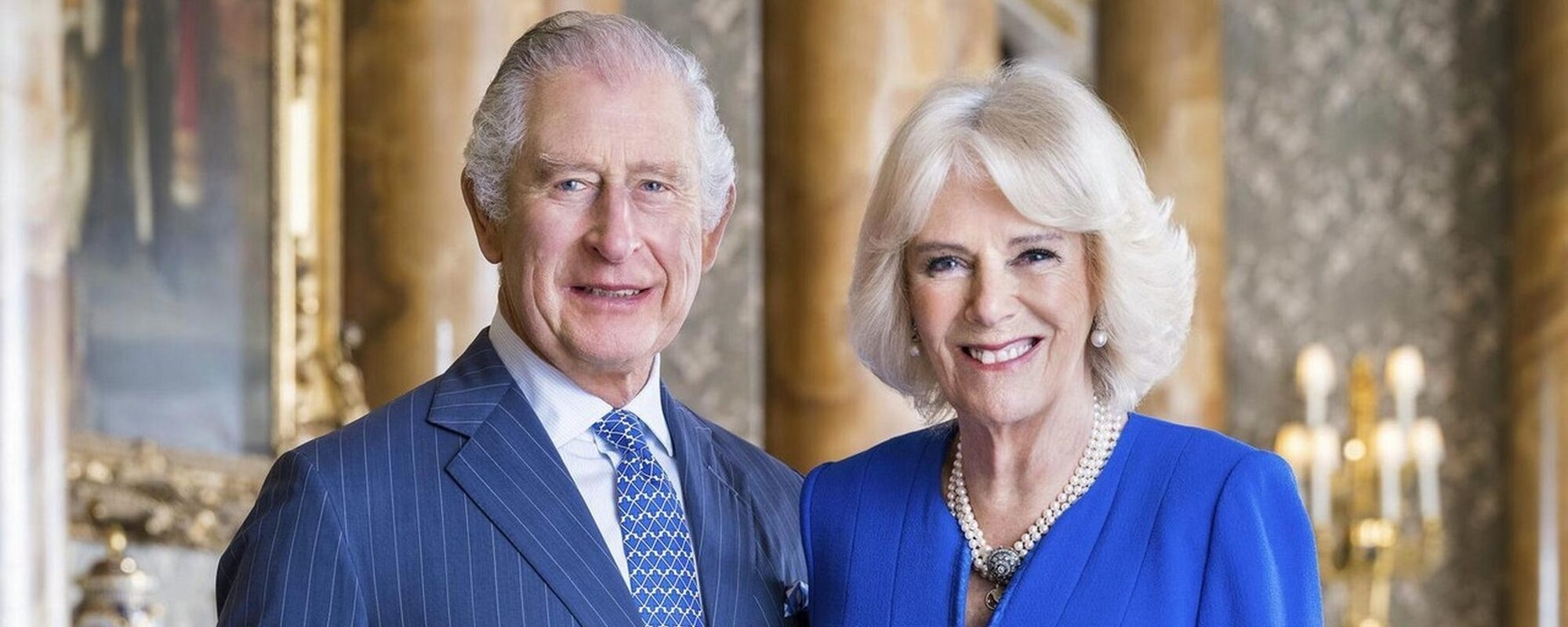 Portret Charles iii en Camilla