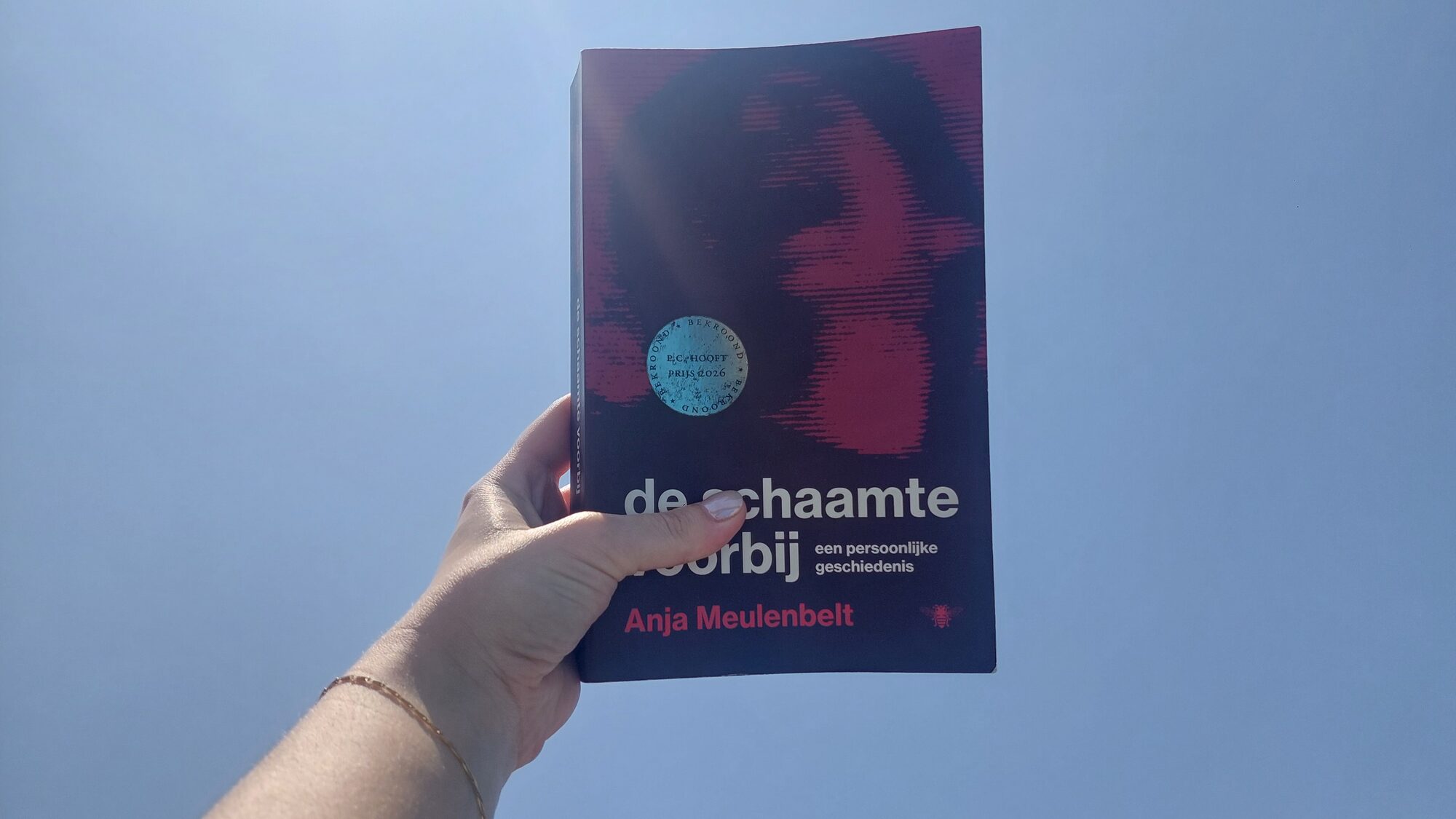 Hand houdt boek van Anja Meulenbelt vast