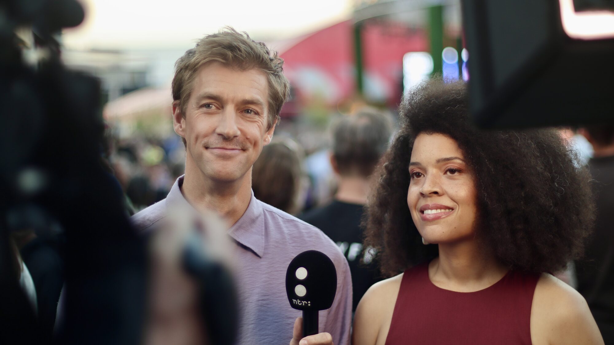 Presentatoren van de NTR op North Sea Jazz