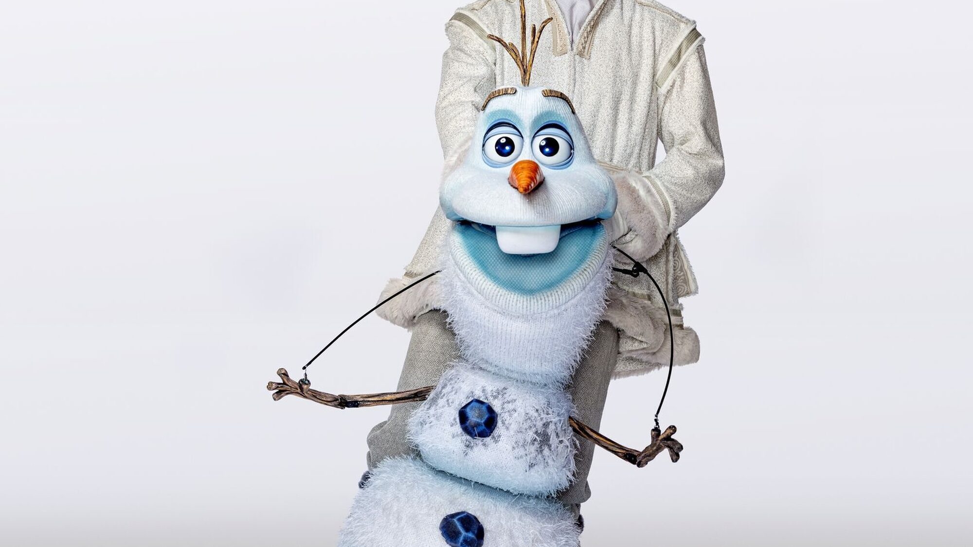 Olaf sneeuwpopje van frozen gespeeld door Steven Roox