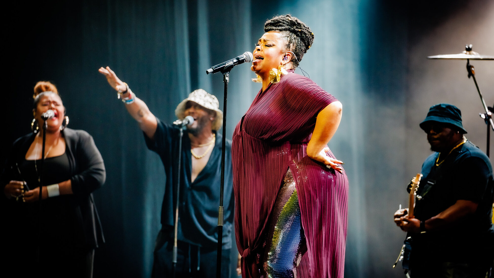 Muzikant Jill Scoot zingt vol energie op North Sea Jazz