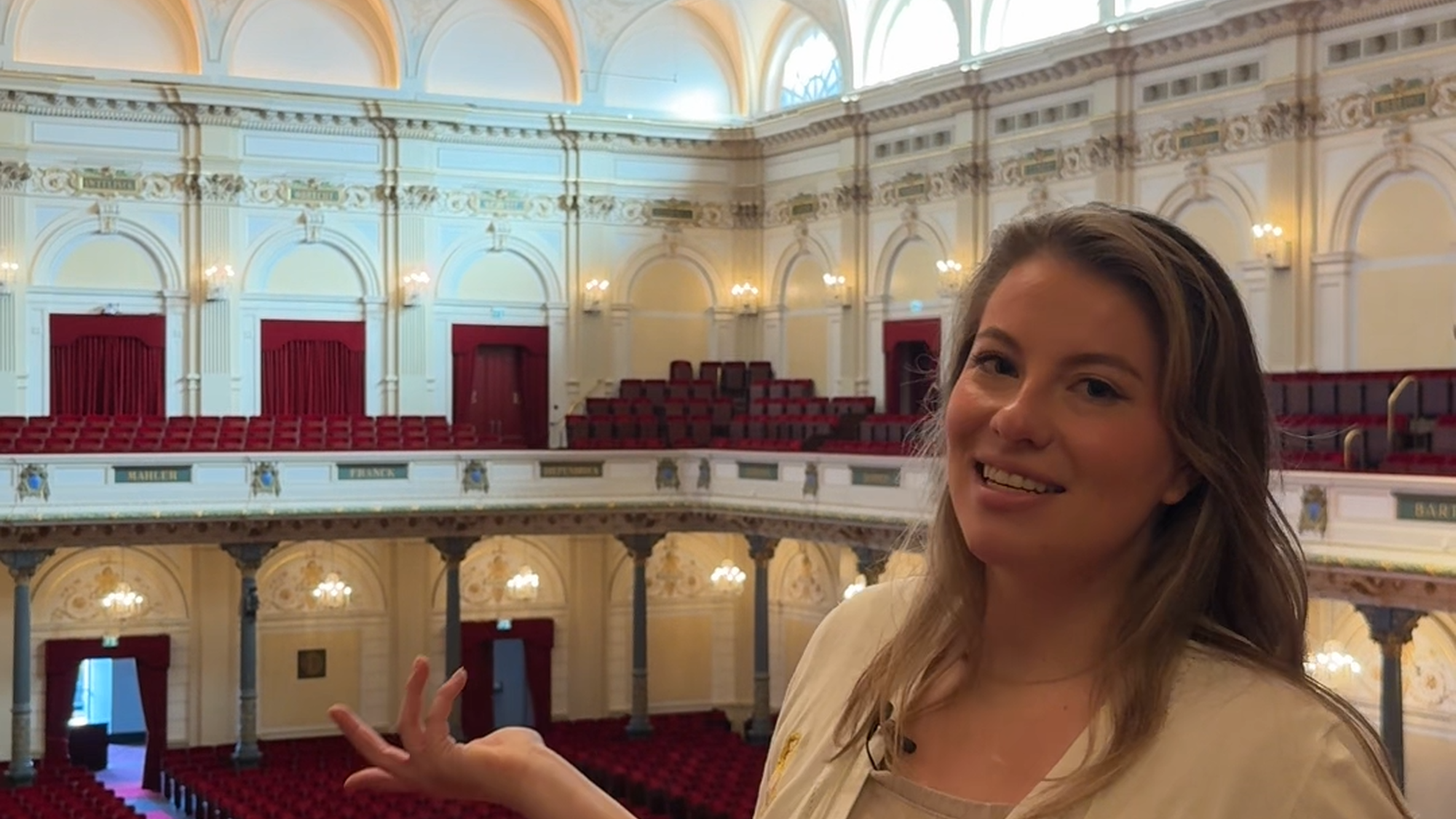 Nadina in Concertgebouw