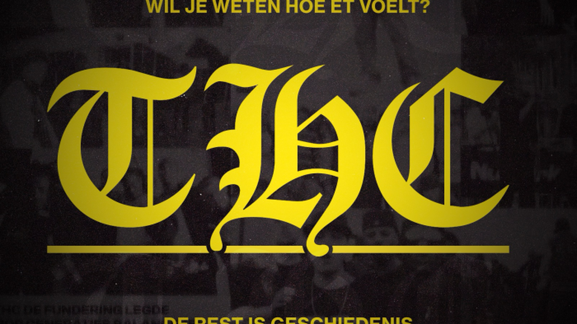 Cover art van de podcast 'THC: De rest is geschiedenis'.