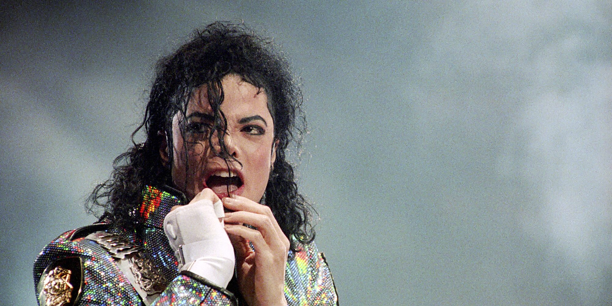 Michael Jackson (1958-2009) tijdens zijn concert in de 'Dangerous-tour' in de Rotterdamse Kuip, Nederland dinsdag 30 juni 1992. / Nationaal Archief/Collectie Spaarnestad/ANP/Fotograaf onbekend