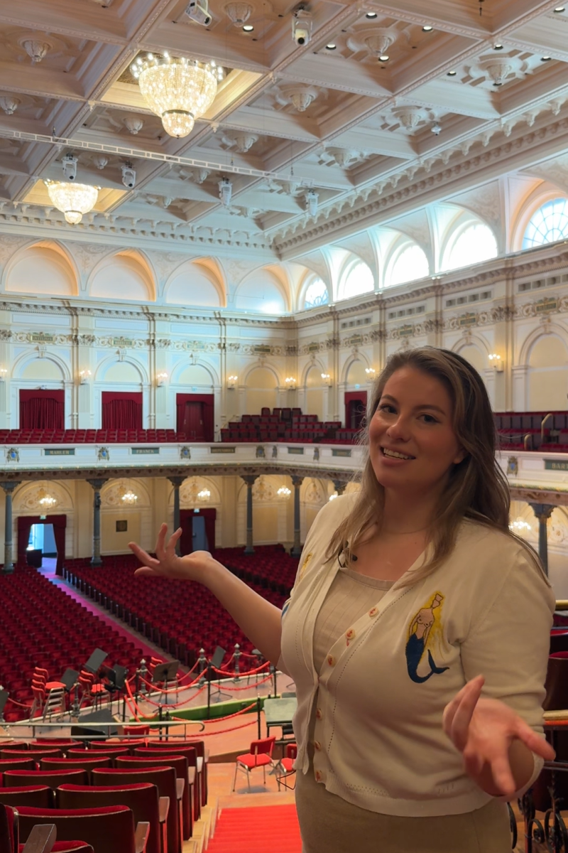 Nadina in Concertgebouw