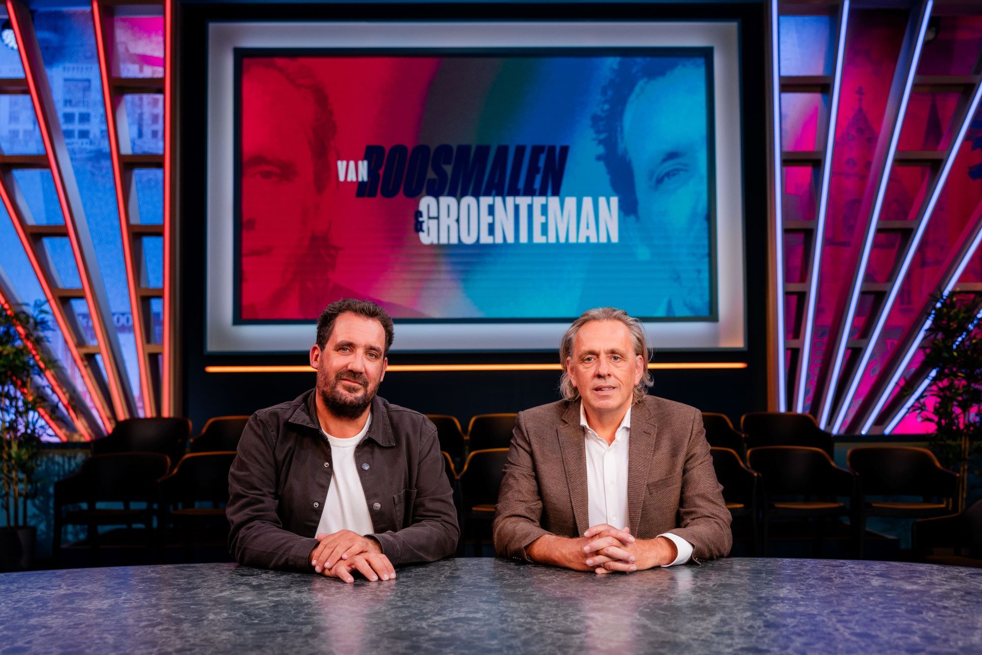 Marcel van Roosmalen en Gijs Groenteman